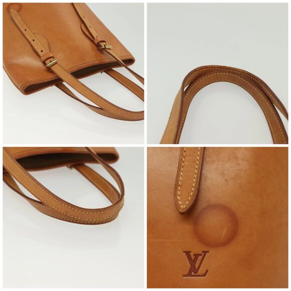 LOUIS VUITTON Nomad Leather Bucket PM Shoulder Bag Beige M85001 LV Auth yk19293 - Picture 16 of 16